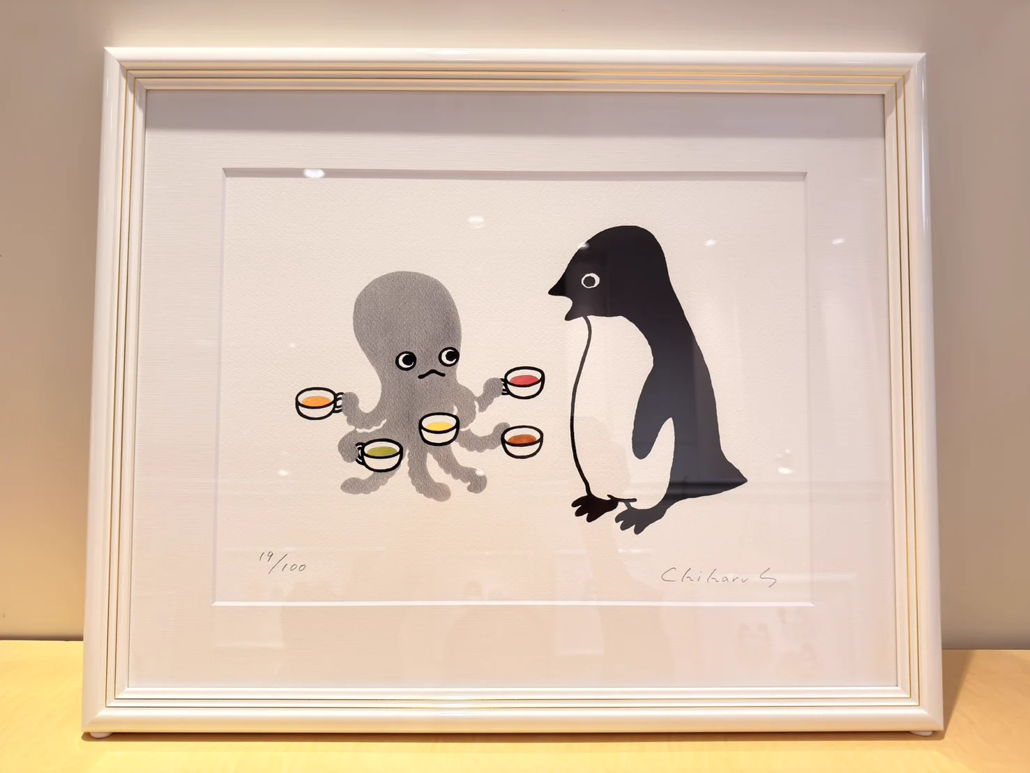 公式】初開催㊗️横浜髙島屋 坂崎千春 版画展『港のペンギン日和