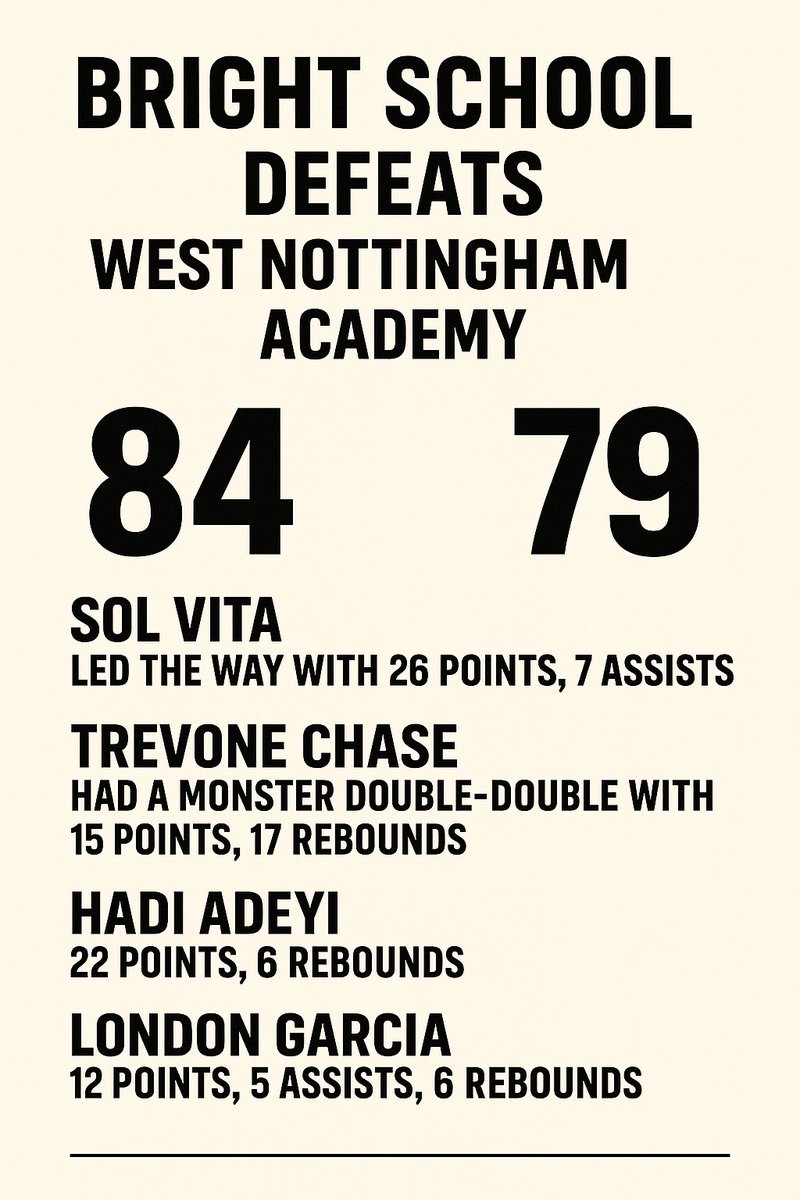 The Bright School tweet media