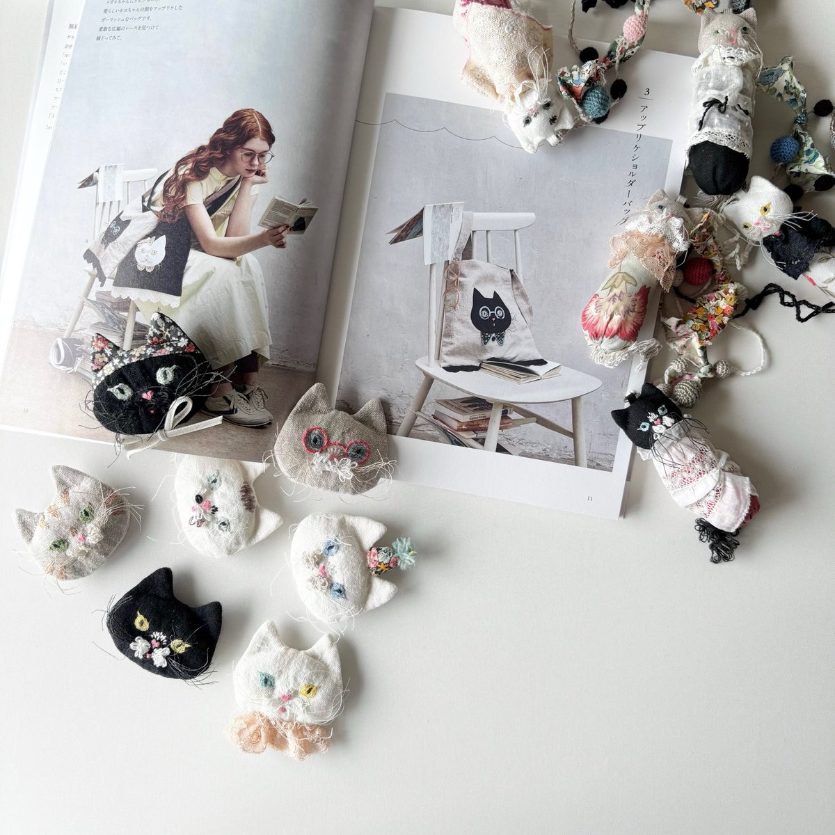 ネコちゃんブローチ✩.*˚オーダーページ ねこの森雑貨店 on X