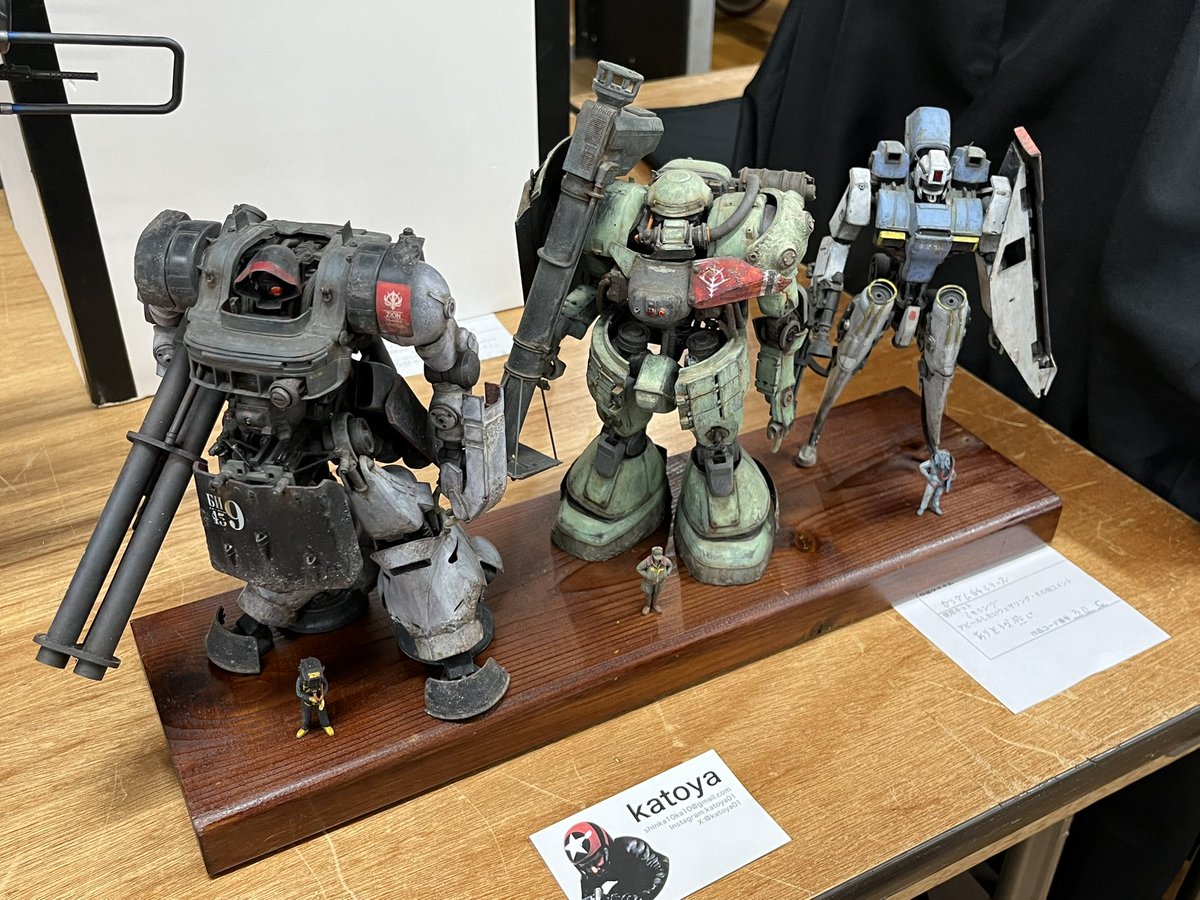 #ウェザリポイースト2025
#モデラーズダンジョン
ご覧のラインナップで参加しています♪
新作も持ってきたのでお時間がある方は是非‼︎

日時：2025-11-03（月） 11:00～17:00
会場：東京都立産業貿易センター台東館4F