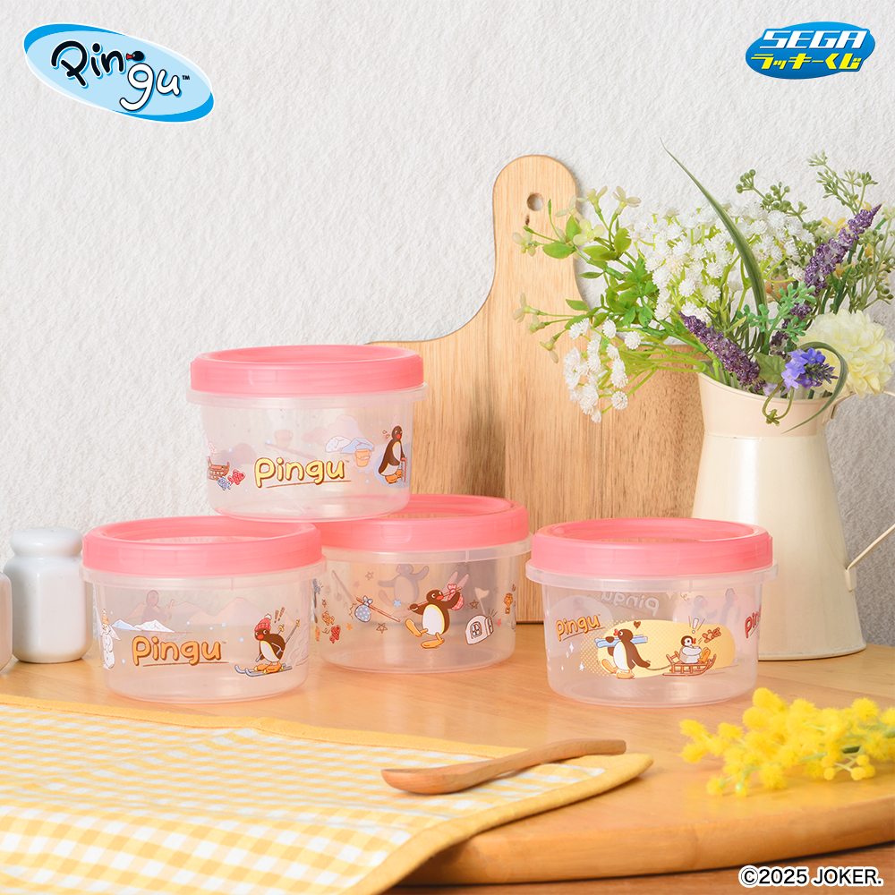 好評販売中／ セガ ラッキーくじ PINGU™🐧 D賞は便利なフード