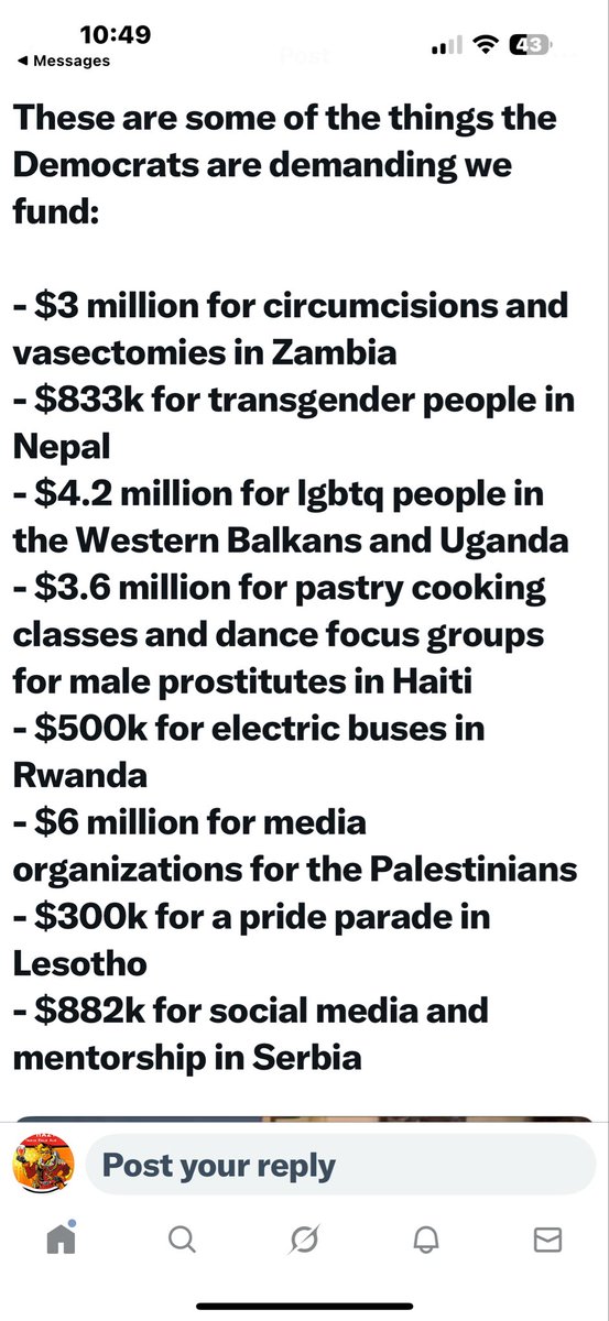 JackSmi29035063's tweet image. The Republicans have already voted several several several times on your stupid stupid money laundering deals that you’ve shoved into this bill. They voted no. Change the bill stop your money laundering and maybe they’ll talk to you again. #MikeLevin