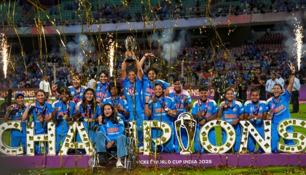 PolicyDataLab's tweet image. 💰🏆 BCCI announces ₹51 crore prize money for Team India after their historic Women’s World Cup triumph! Queens of cricket indeed 👑🇮🇳🔥
#WomensWorldCup #TeamIndia #BCCI #Cricket