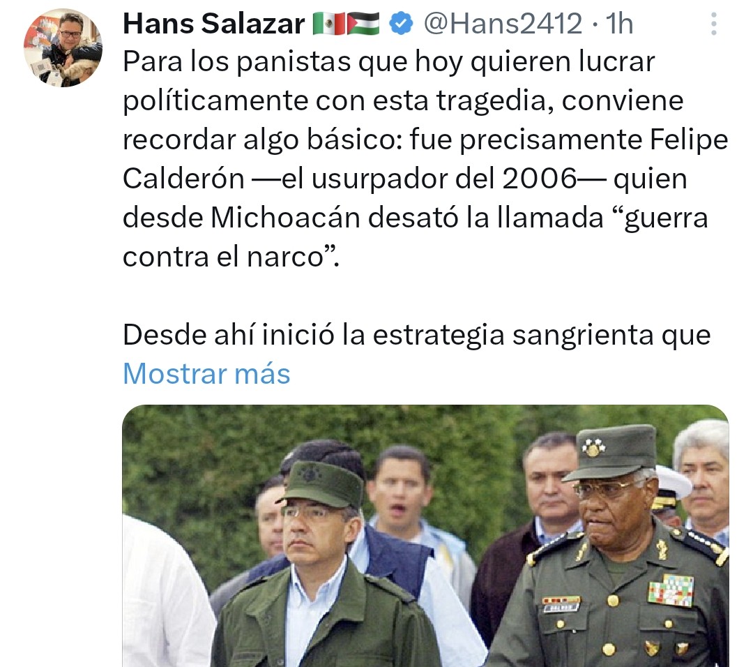 Arouet_V's tweet image. Hay que exhibir a los jilgueros del oficialismo. @JesusRCuevas dio la orden de culpar a @FelipeCalderon del asesinato de Carlos Manzo y, no se diga más, las ratas acudieron al sonido del flautista de Hamelin. Están desesperados.

#FueElEstado