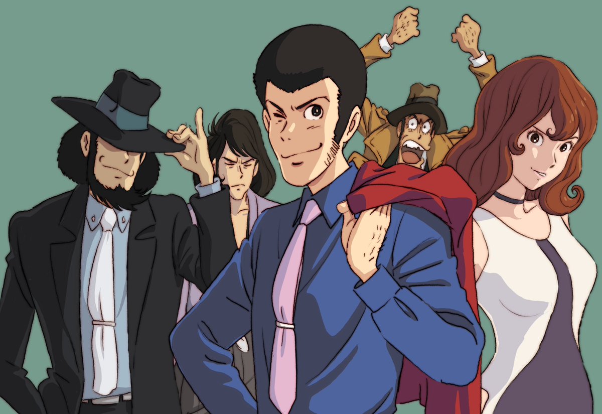 nishimuratakayo's tweet image. 長い仕事をひとつ終えて、少しお休みをしていました。ほとんど絵を描いていなかったので、そろそろ仕事に復帰する為に手を動かそうとプロクリエイトで遊んでおりました。セル画風。手がおぼえているのはこの5人なんですよね、、