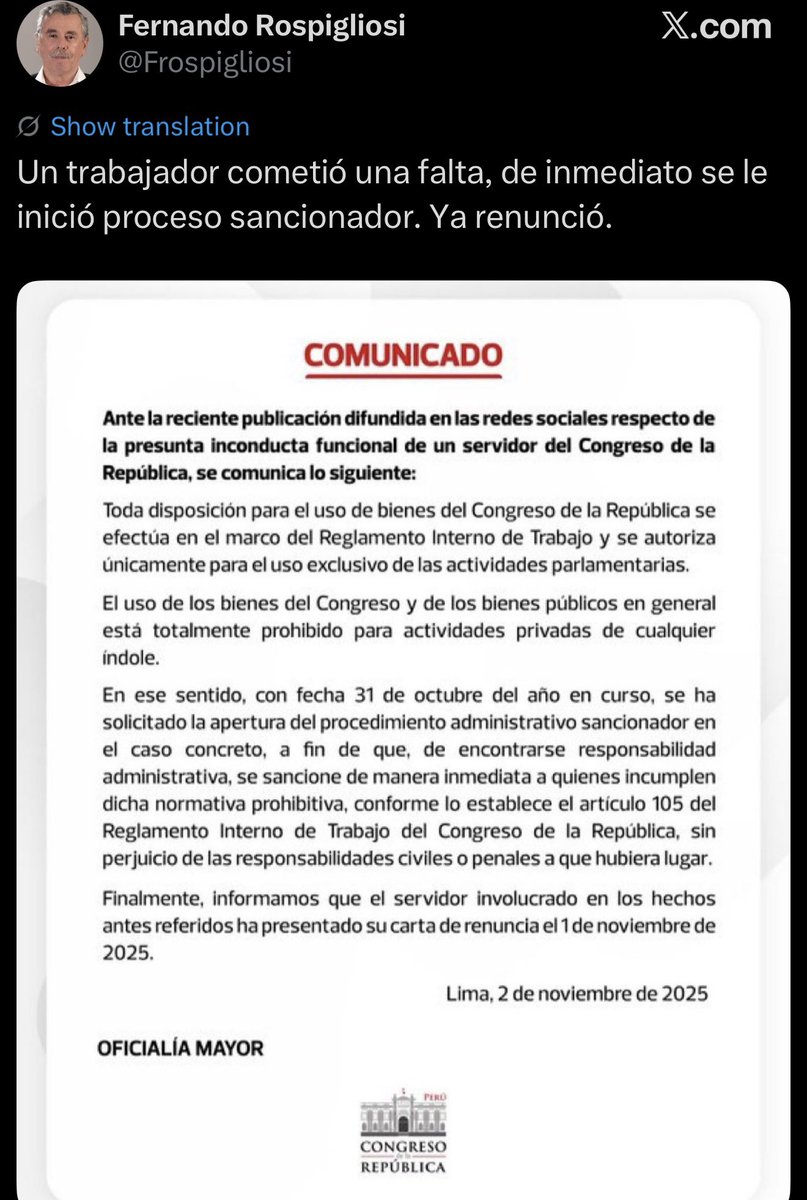 Dr. Antonio Quispe al Senado Nacional tweet media