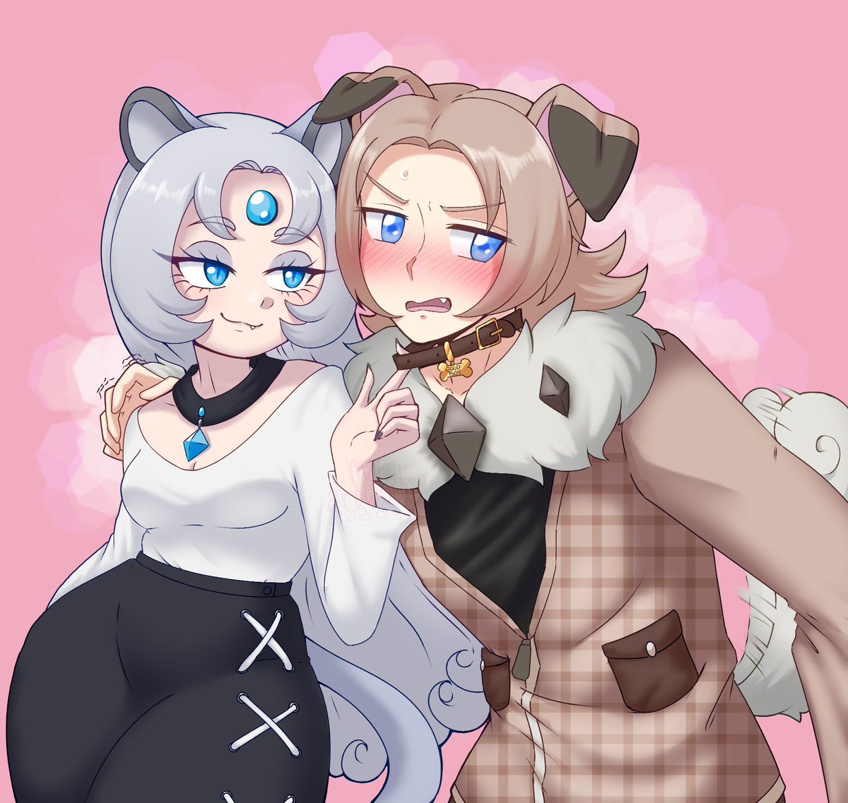 I drew Priscilla and Roche again yippee :D

(Roche belongs to @/NNewsteevie)