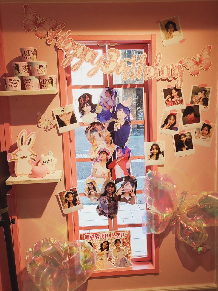 MJw21P22PlHpowx's tweet image. #UNICODE #유니코드 #ユニコード 
#エリン #에린 #ERIN 
#生誕カフェ @tigcafe 
この場をお借りして　誕生日🎁🎂
おめでとう🎶✨😆✨🎶