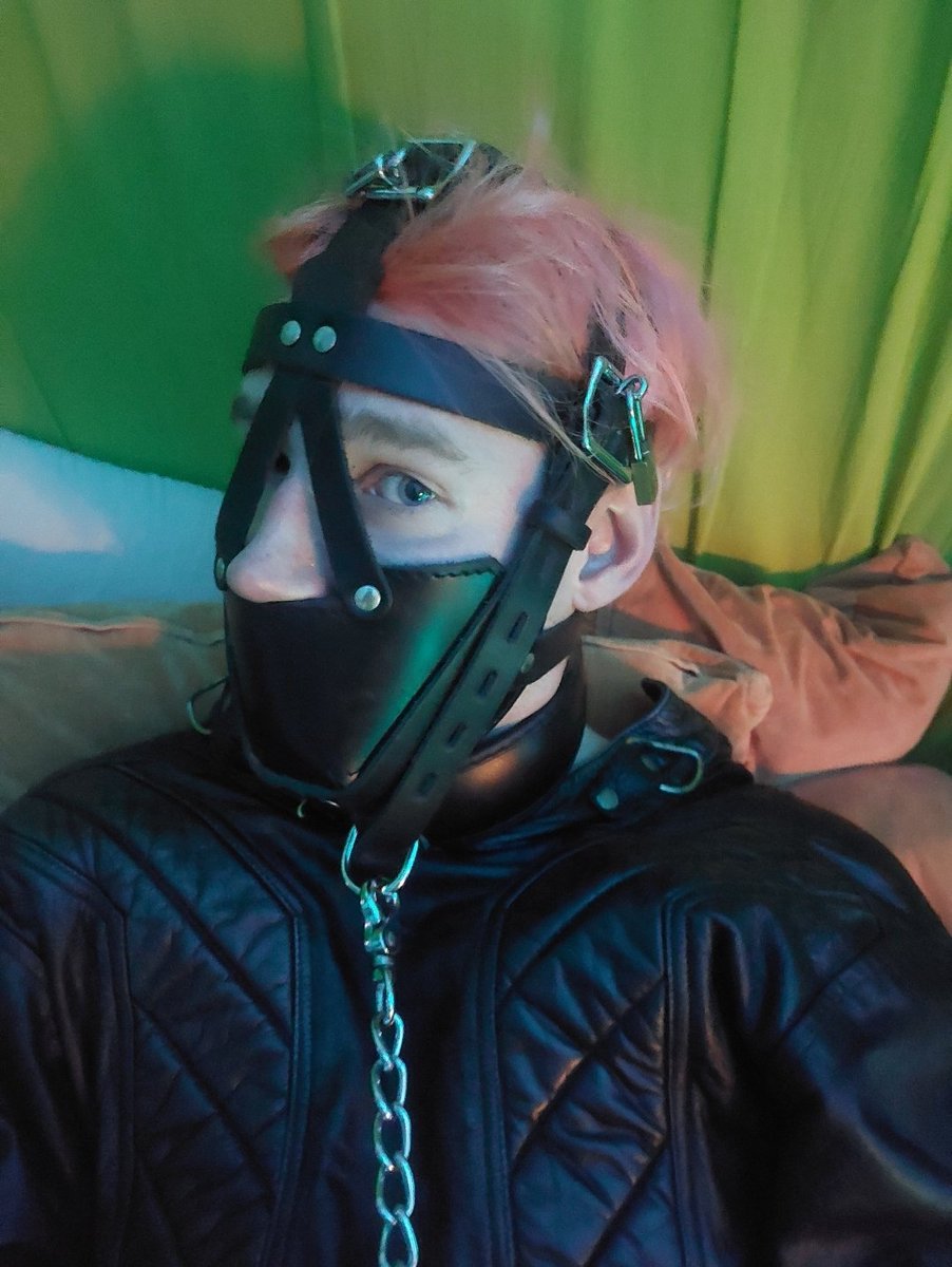 my boy isn't just better when gagged and muzzled - he actually NEEDS it. staying nice and quiet shouldn't be optional or voluntary.

this way he speaks only my favourite language: gimp language. it contains few words but many noises.