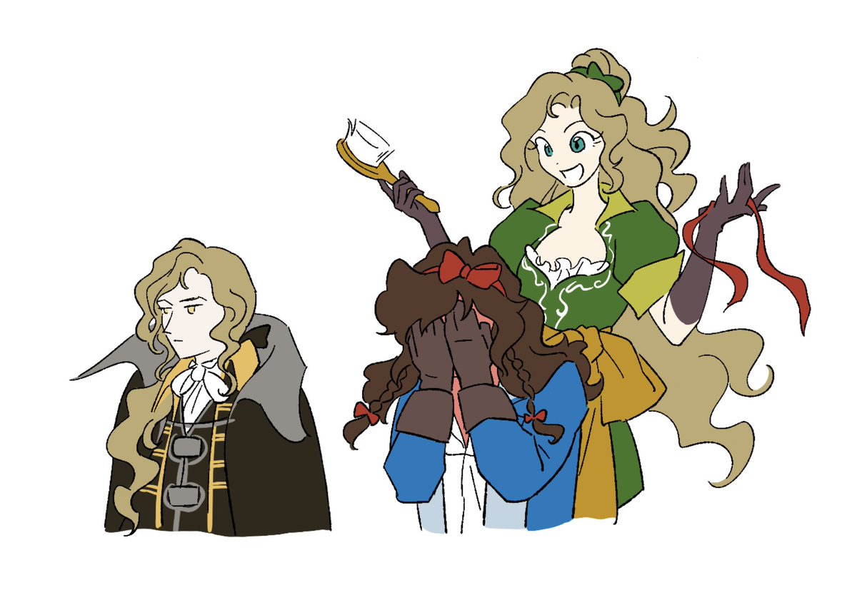 reibubu4's tweet image. ☝️🤓说到长发男…
#悪魔城ドラキュラ