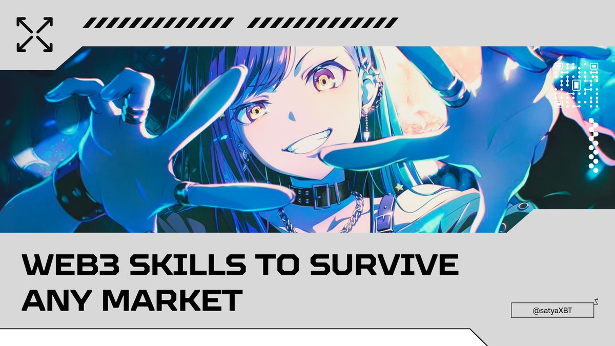 satyaXBT's tweet image. I still see a lot of people lost after a project TGE.
don’t know what to do next, what meta to chase, what’s worth grinding.
maybe it’s time to build skill.
read this till the end. 🧵