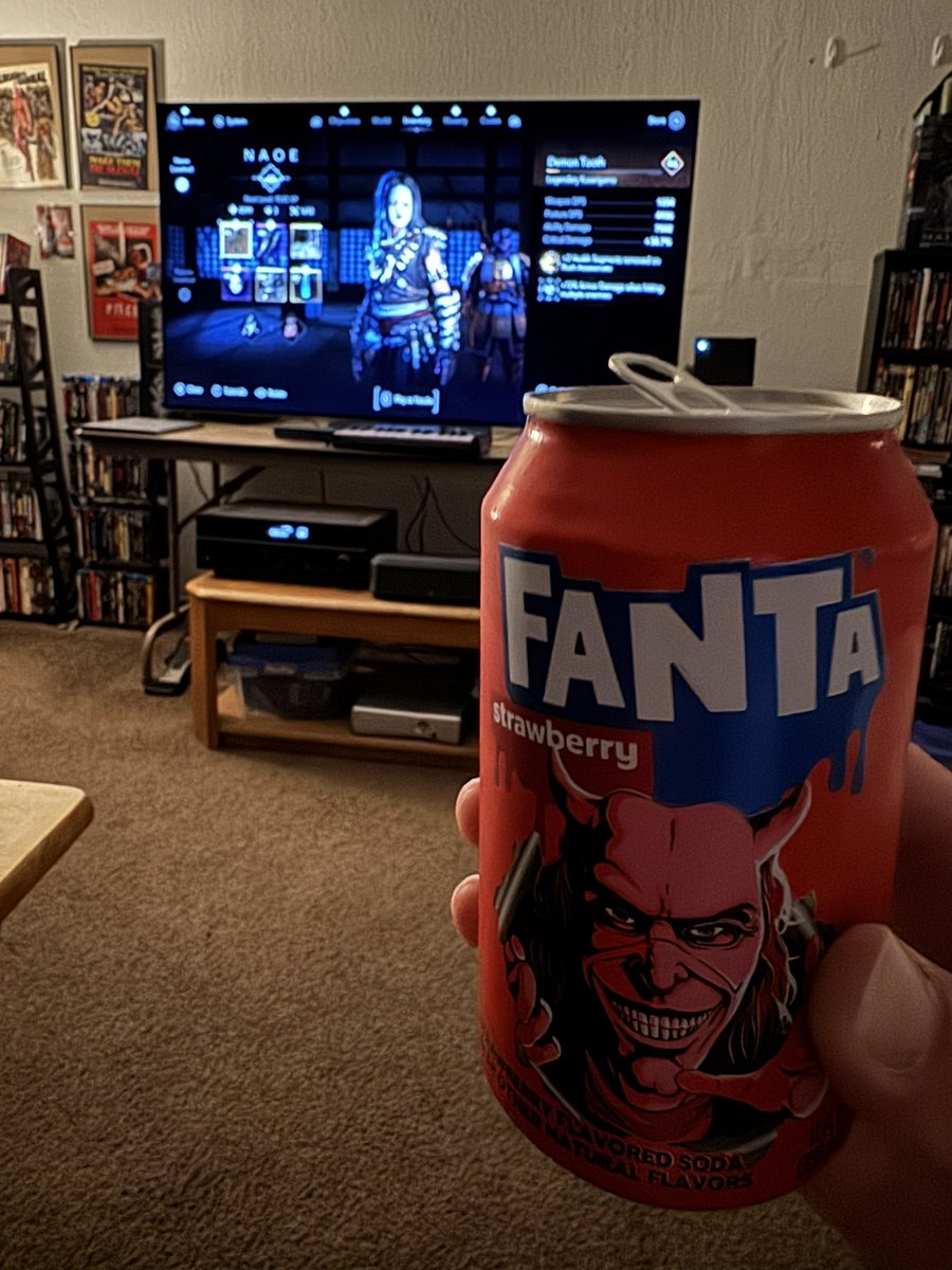Just sipping a few small Fantas and playing Assassin’s Creed, dah. 🥷🥤
