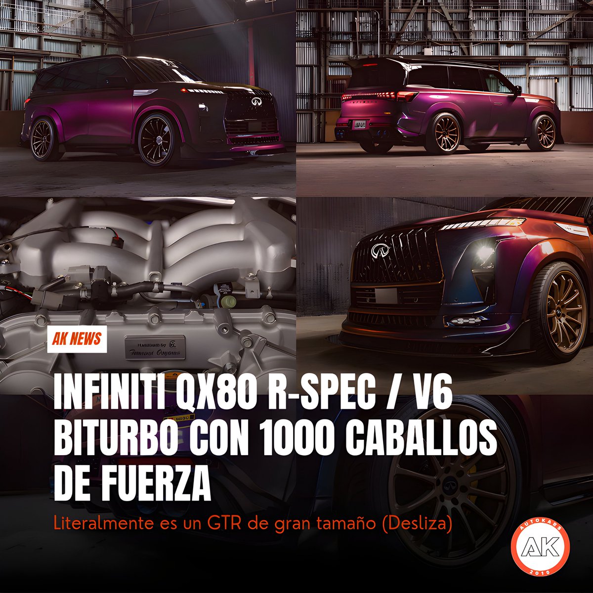 Autokars_'s tweet image. Infiniti QX80 R-Spec (El GTR Suv literalmente)
#infiniti #qx80 #rspec #jdm #nismo #gtr #biturbo #godzilla #republicadominicana #autokars #ak