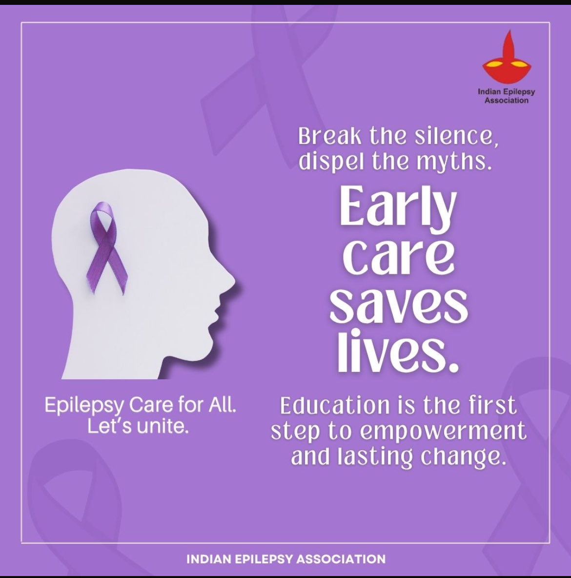 Empower through education!
Awareness and understanding can change lives for people with epilepsy.
Let’s make Epilepsy Care for All a reality
#EpilepsyAwareness #Epilepsy ##education #stress