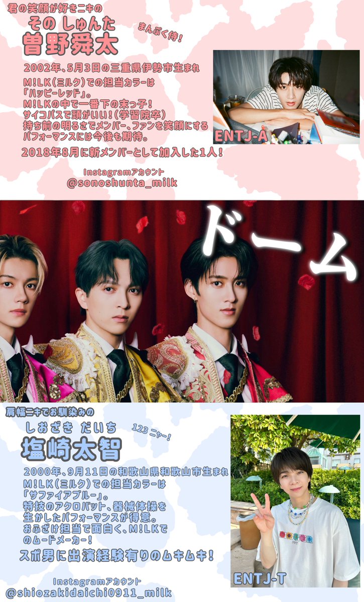 アイドル M!LK M!LK OFFICIAL on X