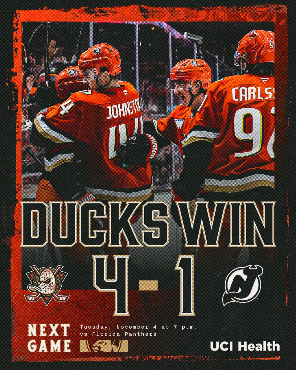 AnaheimDucks's tweet photo. Ducks dub!!!

Ganamos!!! 

#FlyTogether https://t.co/3kmcBfMDLZ