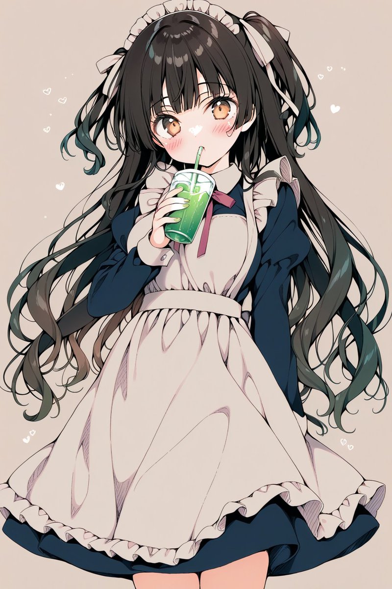 青汁をすすめてくる黛冬優子  #AIart #黛冬優子