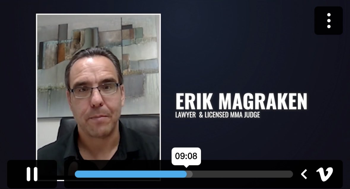 This week the documentary 

Maximizing Brain Health in Combat Sports is releasing. 

Proud to have played a small part in it. 

Keep an eye out. It’s a worthwhile watch.