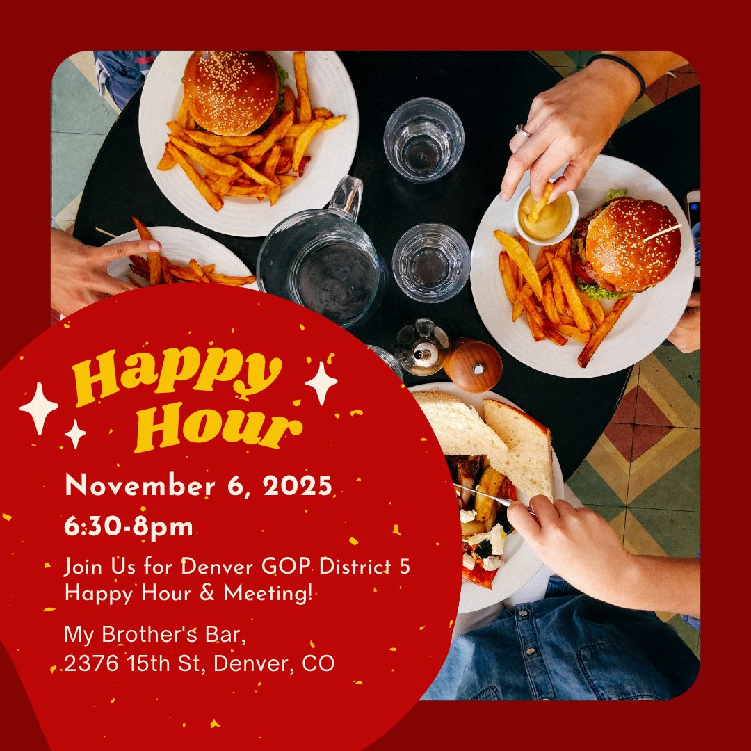 ashley_troxell's tweet image. Denver Conservatives—Join us for our November Happy Hour and District 5 Meeting! We&apos;ll review election results, and proposed bylaw changes. Bring a friend! RSVP via DM or email ashley@ashleytroxell.com. We look forward to seeing you!