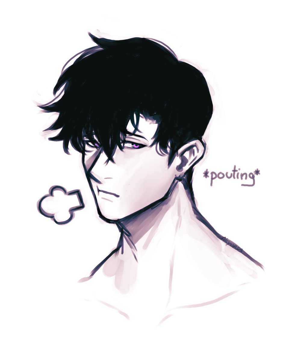 crystalblut's tweet image. grown ass man btw 
#SoloLeveling