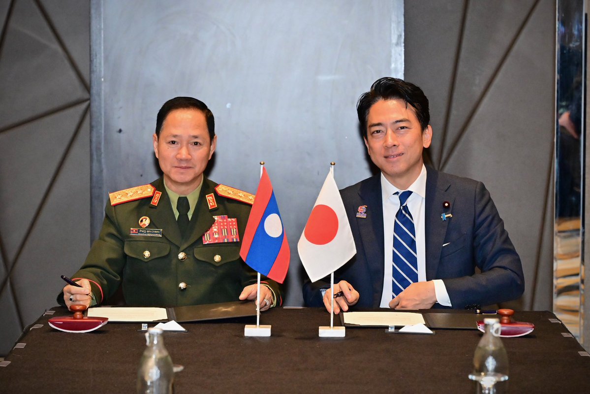 ModJapan_en's tweet image. On Nov 2, Defense Minister Koizumi held meetings with Australia, Laos and New Zealand, completing eight ministerial talks over two days. Japan will keep upholding a Free and Open Indo-Pacific from the defense perspective, deepening ties with its ally and likeminded countries.