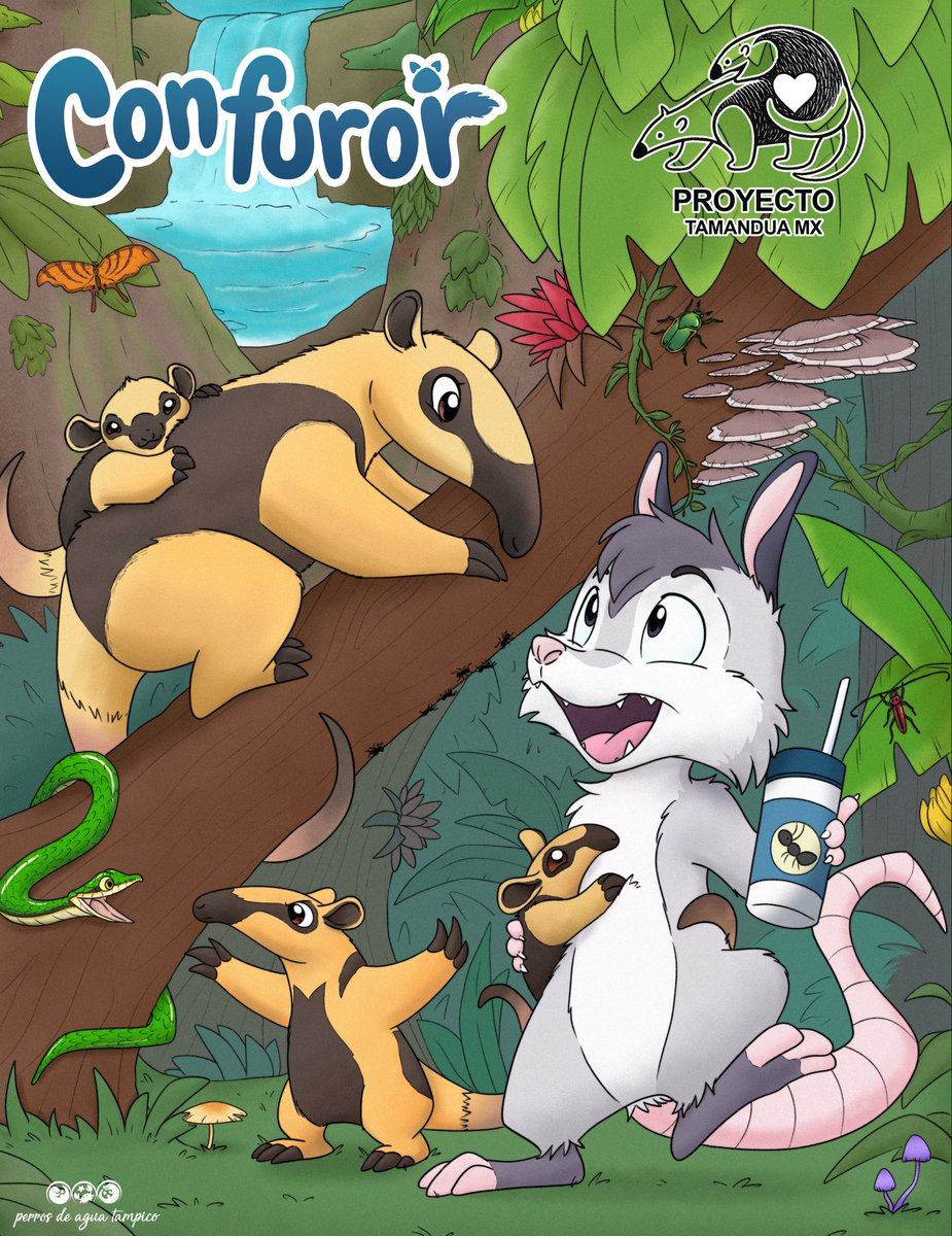 Poster made for Charity Tamandua Proyect. For Confuror 2025. #confuror #confuror2025