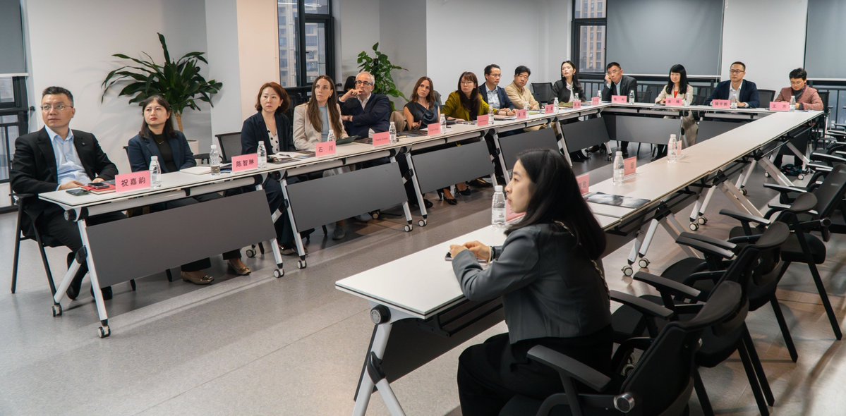 DeepRobotics_CN's tweet image. Honored to host a high-level delegation organized by the British Embassy in Beijing and Consulates in Shanghai &amp;amp; Guangzhou at DEEP Robotics HQ in Hangzhou!

Together, we explored collaboration opportunities in embodied AI, robotics, and smart innovation—bridging the future of…