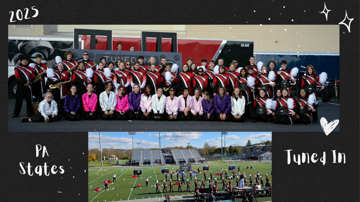 It was an amazing day for the Souderton Big Red Marching Band at the US Bands PA State Champs earning a fourth place in Group IIA!!  INCREDIBLY PROUD!!! The ride isn't over yet though - Nationals up next! Let's go!  #SoudyProud #SoudertonBigRedMarchingBand #TunedIn2025 <a href="/SASD_SAHS/">Souderton Area HS</a>