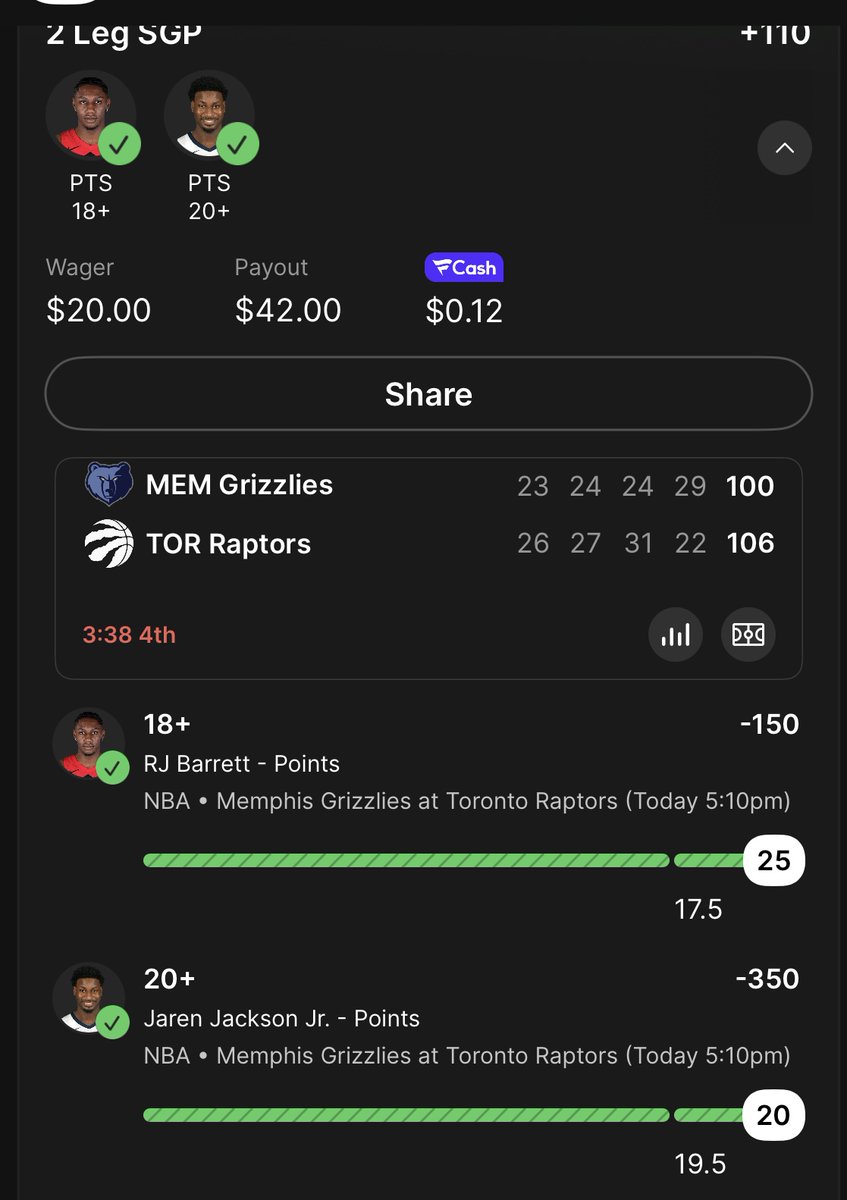 BenoDaDonDada's tweet image. Bet 1/9 for the 10k challenge🤩
#10KChallenge #GamblingTwitter #fanatics