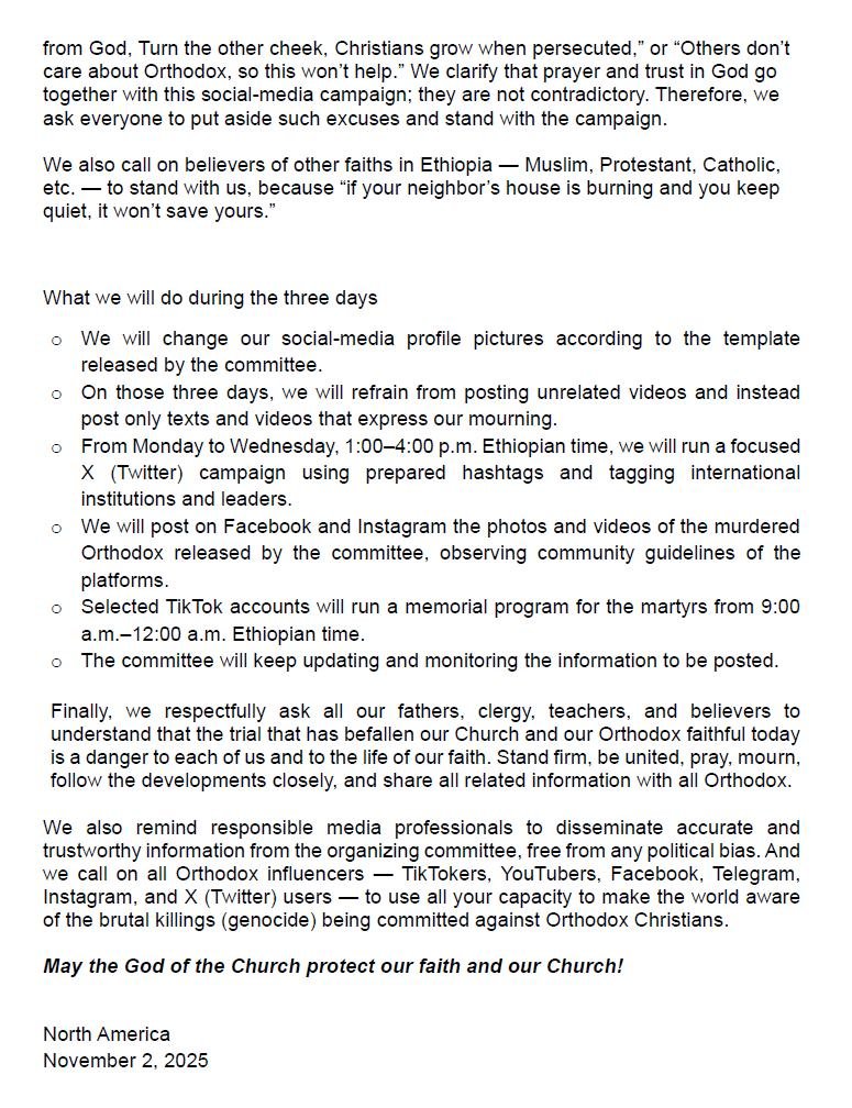 UniqueMoveon's tweet image. Ethiopian Orthodox Christians are facing serious and documented religious-based persecution. We respectfully request attention and accurate coverage. #FaithOverFear #PowerOfPrayer #ChristOurHope #FaithfulTogether #EOTC_UnderAttack #OrthodoxTewahedo_UnderAttack