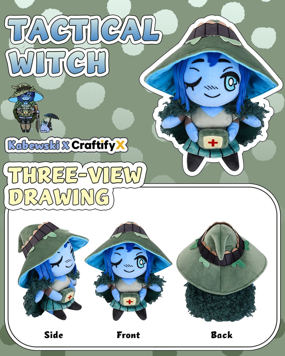 Now you can get a Miniature witch—— fully tactically equipped!
<a href="/Kabooski01/">Kabewski (comms closed)</a> 

Lunar magic is too cold so we need something real HOT!😋
【craftifyx.com/products/tacti…】