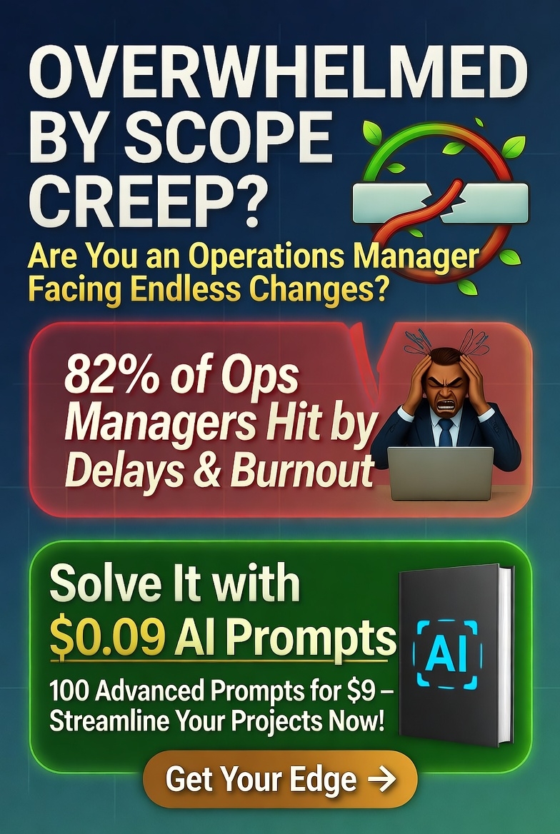 profAIhub's tweet image. Constant requirements changes hit 1 in 3 PMs, causing delays and burnout, sound familiar? Don&apos;t let it derail your Q4.

Advanced AI prompts craft precise scope docs &amp;amp; timelines. 
check it out!

aivaultprofessionals.myshopify.com/products/opera…

#AIPromptsForPMs
#aiforbusiness 
#aiforprofessionals