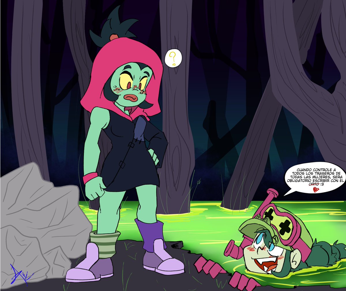 Willow y el extraño caso de los cocodrilos que salen del closet.
(Extrañaba dibujarlas ❤️)
#brawlstars #brawlstarsfanart #Alli #Willow #AllixWillow #fanart