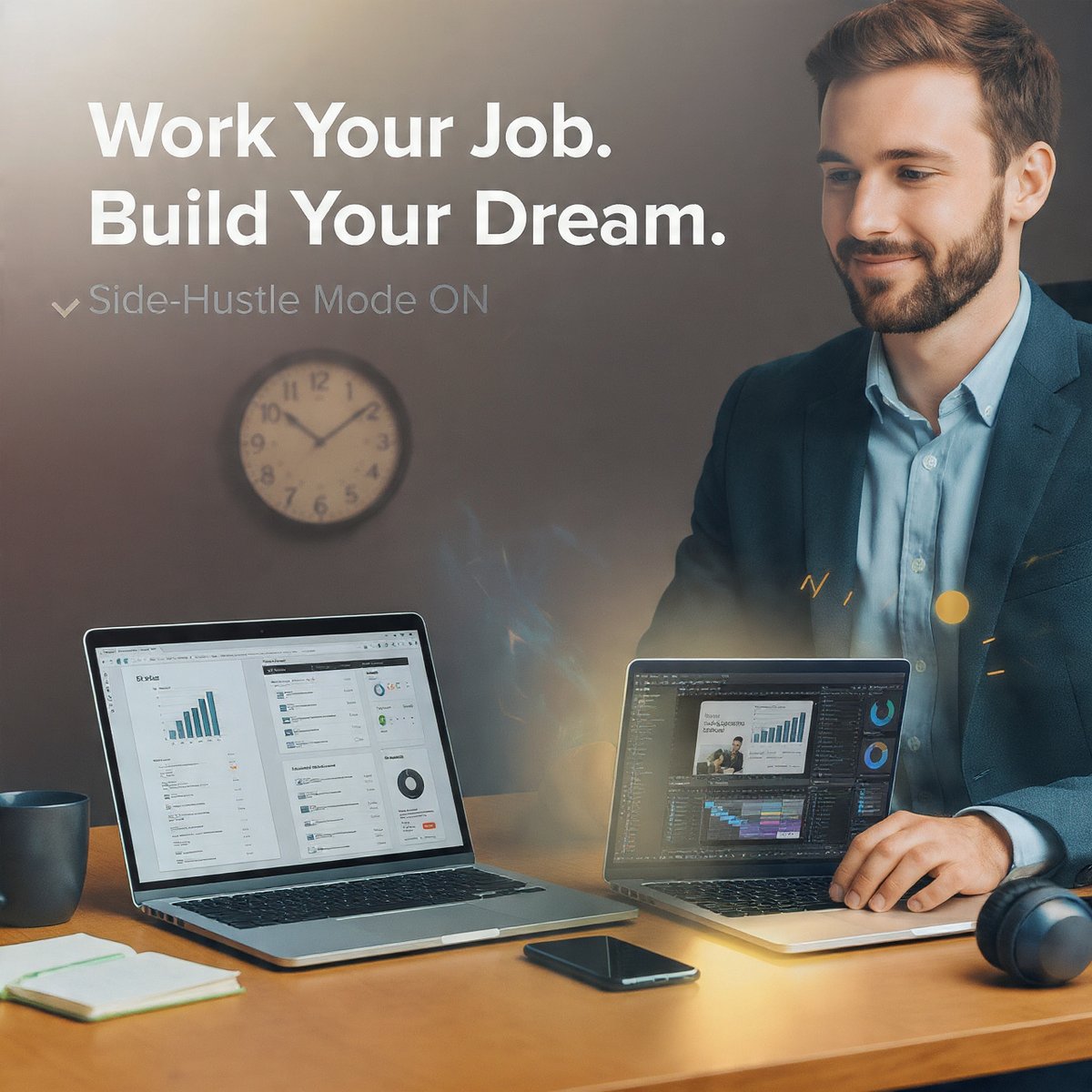 cep_classes's tweet image. Someone I know lost a senior role last week.
Big title. Solid record. Still jobless.
Lesson: your job isn’t security — skills + side income are.
Start a side hustle now:
• Freelance one skill
• Teach online etc.
One extra income stream = freedom.
Don’t wait for layoffs.