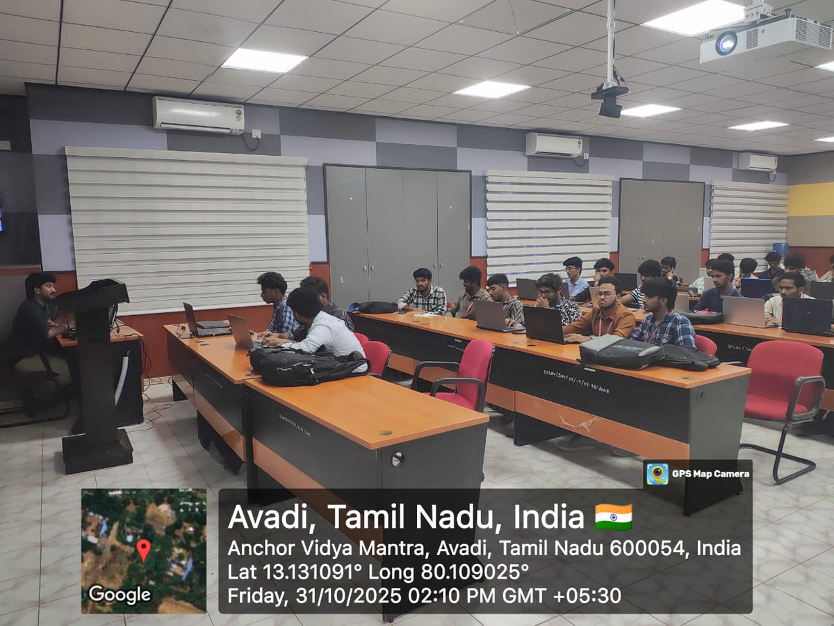 VelMultitech99's tweet image. The Department of CSBS, in collaboration with Armoured Vehicle Nigam Limited – Institute of Learning, Avadi, organized a Value-Added Course on “Microsoft Power BI” from 28.10.2025 to 01.11.2025. Sixty third-year students gained hands-on experience in data analysis and  Power BI.