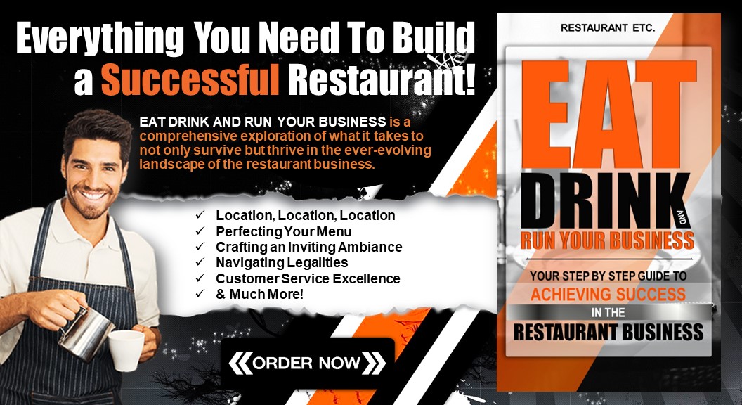 tweetmyebook's tweet image. This #eBook is a comprehensive guide that helps #entrepreneurs discover what it takes to thrive in the #restaurantbusiness.  Including #marketing, #sales, #customerservice, #menus #financing, and more!

Get Your Copy Today!   amazon.com/dp/B0D67FVL1S