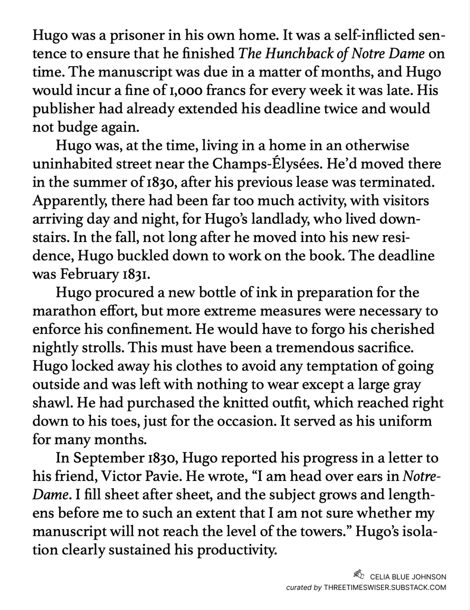 Kpaxs's tweet image. You think you&apos;re crushing it? Victor Hugo is laughing from the 19th century.