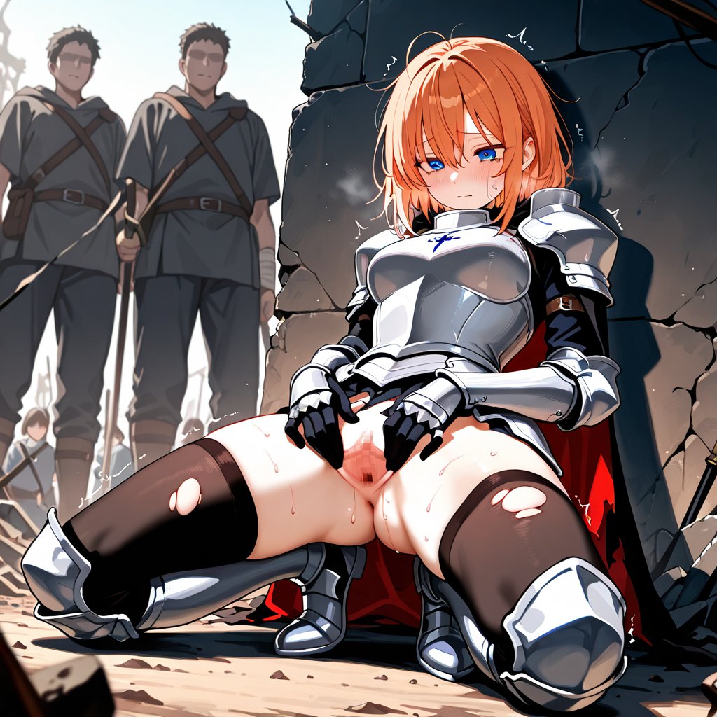 《敗北くぱぁ》

戦いにまけて
おマンコ差し出して
命乞いをする女騎士たち
ザコ兵たちのオナホ便所となる 