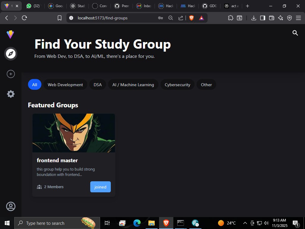 PremMaurya723's tweet image. New UX polish: groups you’ve joined now stay “Joined” on the Find Groups page—no dup clicks, no confusion.
Memberships are fetched on load, mapped to a Set, and buttons render disabled for existing members. 🚀 #BuildInPublic #MERN #StudySync