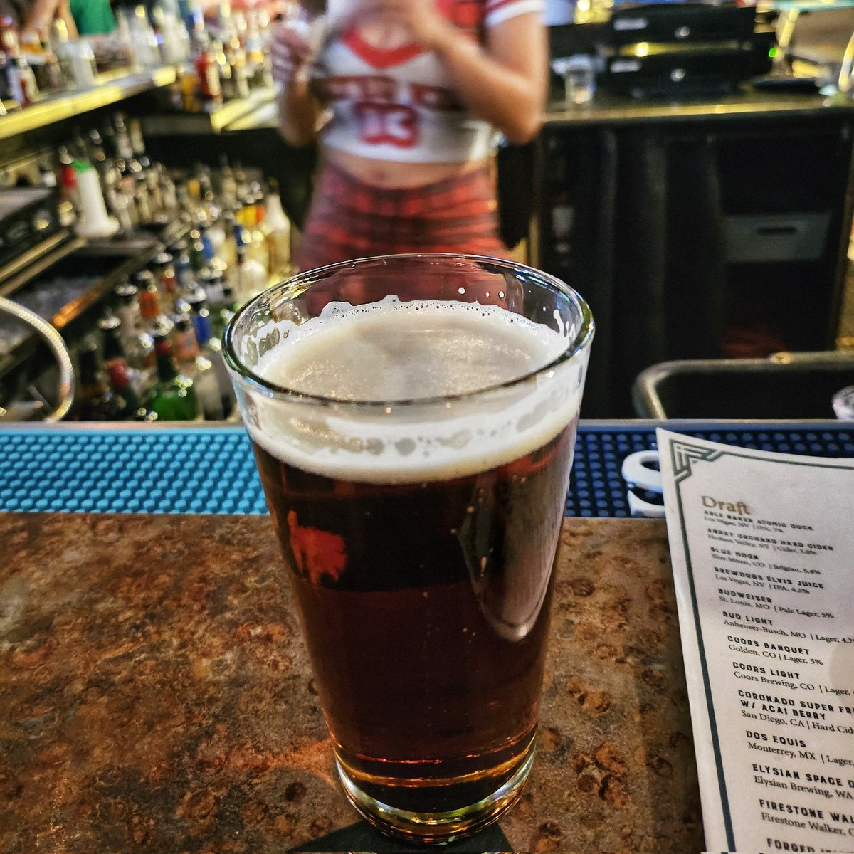 Food and beer to wrap up the day!