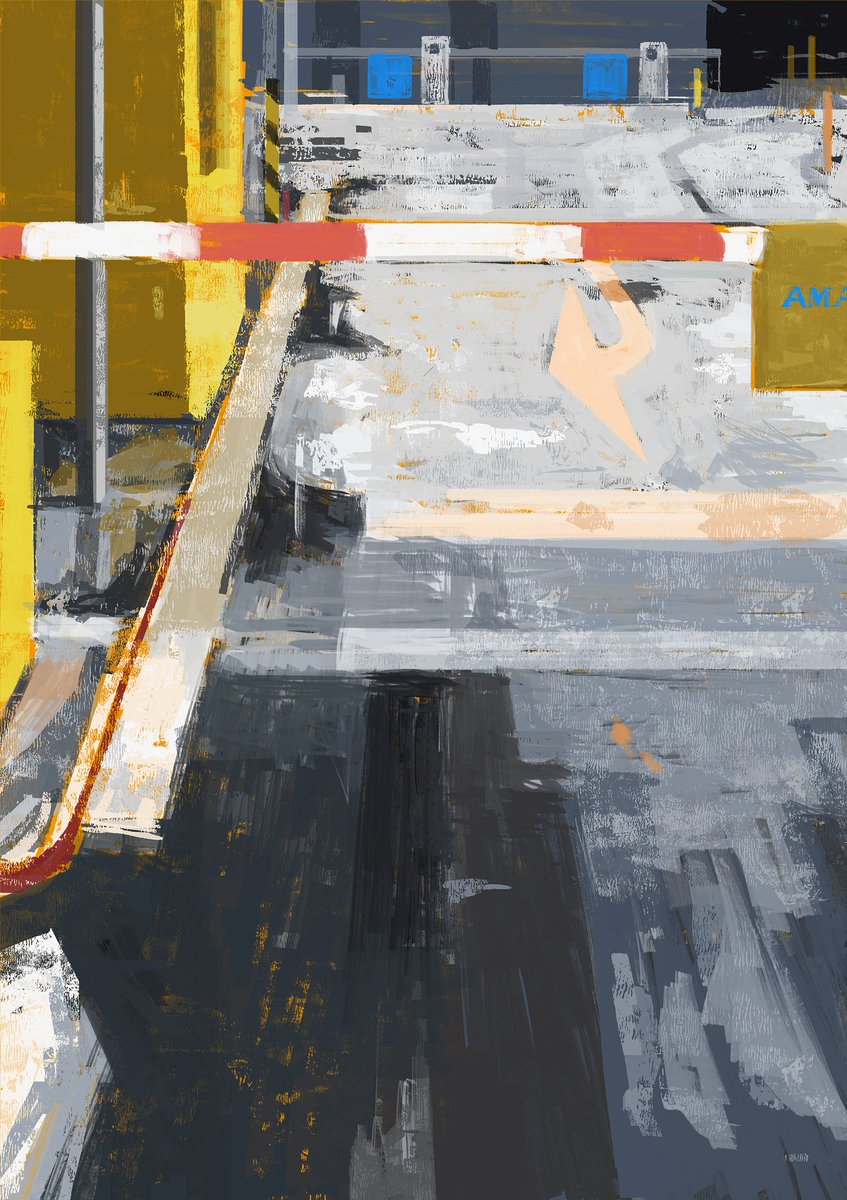 parking lot (2020) 実績が全然作れなくて、プロのイラストレーターになるのは本当に難しいなぁと思っていた時期、海外のコンペ用に準備したものです。