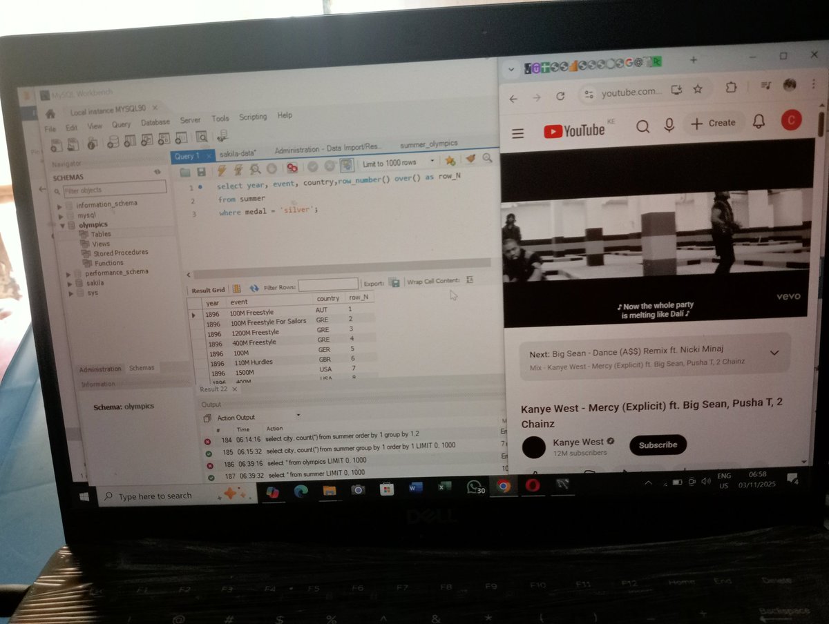 chegems007's tweet image. while men are sleeping I am running queries