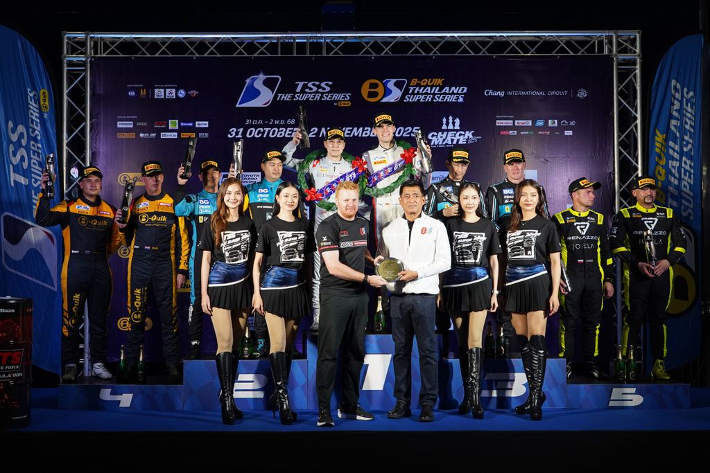 OfficialCONSPIT's tweet image. 🇹🇭🏆 CONSPIT x Laurin Heinrich | 2025 TSS SUPERCAR GT3 CHAMPION

 CONSPIT Ambassador Laurin made a stellar debut in TSS, with his precision and consistency driving him to the championship! 🏆 

#CONSPIT #ProDriversChoice #LaurinHeinrich #AASMotorsport