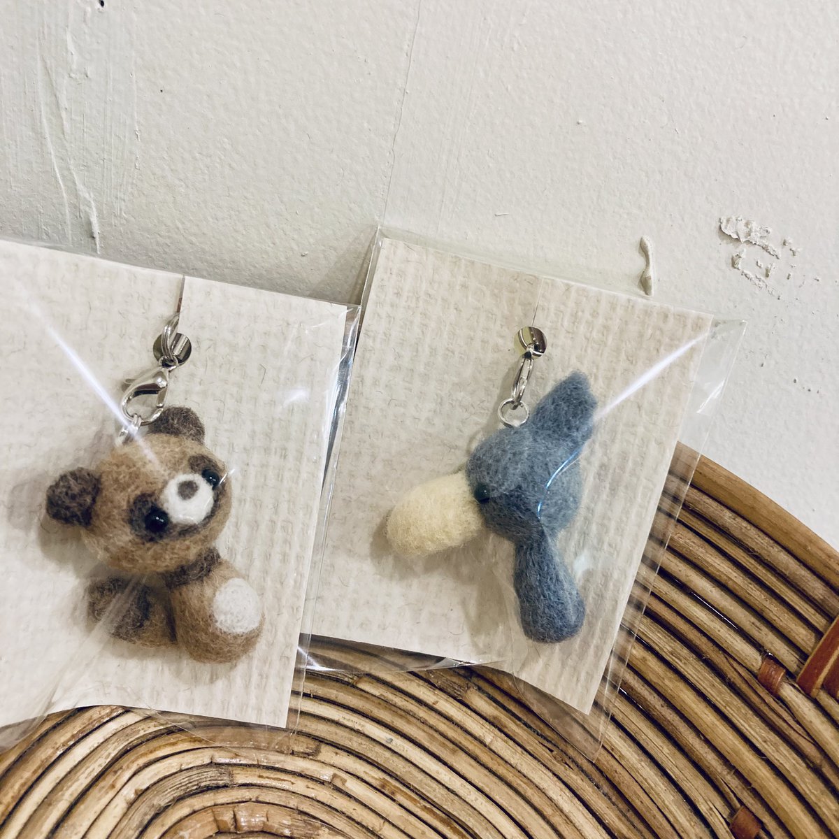 羊毛フェルトキーホルダー