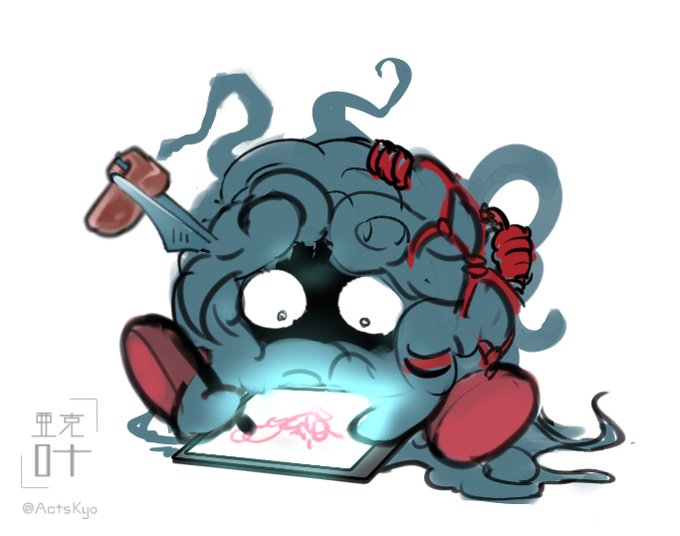 最初期ラフ
茂介さんがモノ書きであることをガン無視してお絵かきタブレットで子宮淫紋を描かせていた頃のモンジャラ 