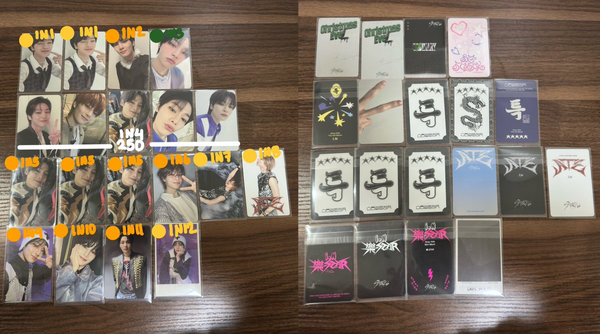 WTS LFB PH Stray Kids Photocard

Not for sensitive buyers since some have marks and are quite bent

🟡30
🟠60
🟢150

PAYO

🏷️ Han Felix Seungmin I.N SKZ Noeasy Christmas EveL Oddinary Maxident 5 Star Rock Star Social Path ATE Season's Greetings Magic School dominATE 5'clock POB