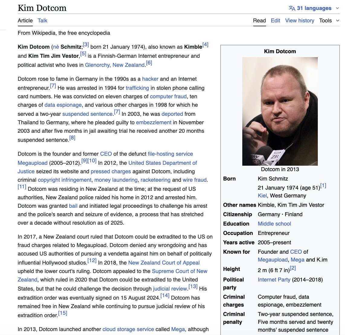 Harry39426204's tweet image. Who is Kim Dotcom — #hacker, freedom fighter, or data-harvesting #frontman?
Behind the showmanship lies a pattern: profit from chaos, vanish with the data, then #rebrand as a rebel.
Here’s what the record shows, and the tangible #harms traced to his past and present actions: