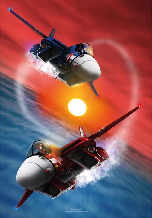 RobotechNews's tweet image. #Robotech: The #Macross Saga #fanart - Love Birds - by Daniel Quevedo Alvarez.

#80s #anime #FallVibes