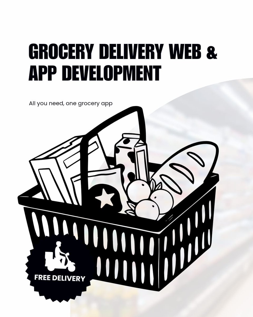 azioes's tweet image. Take your grocery business online with our grocery delivery web and app development company. We build custom mobile app development solutions that simplify orders, manage deliveries, and enhance user experience.

#groceryappdevelopment #grocerydeliveryapp #azioes #appdevelopment