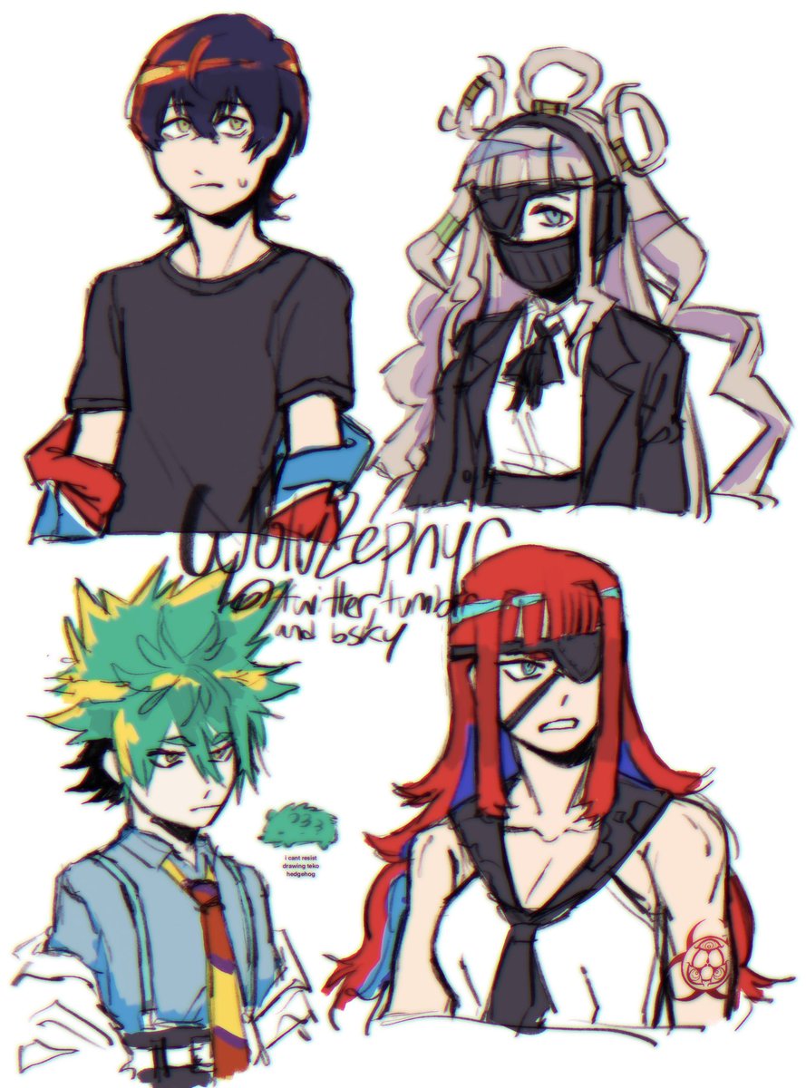 WolvZephyr's tweet image. Rei &amp;amp; ministers, almost all drawn from memory (...with small fixes later) #ShutenFanart